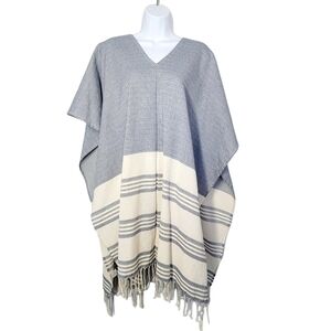 Tribe Alive Women's Blue True Poncho